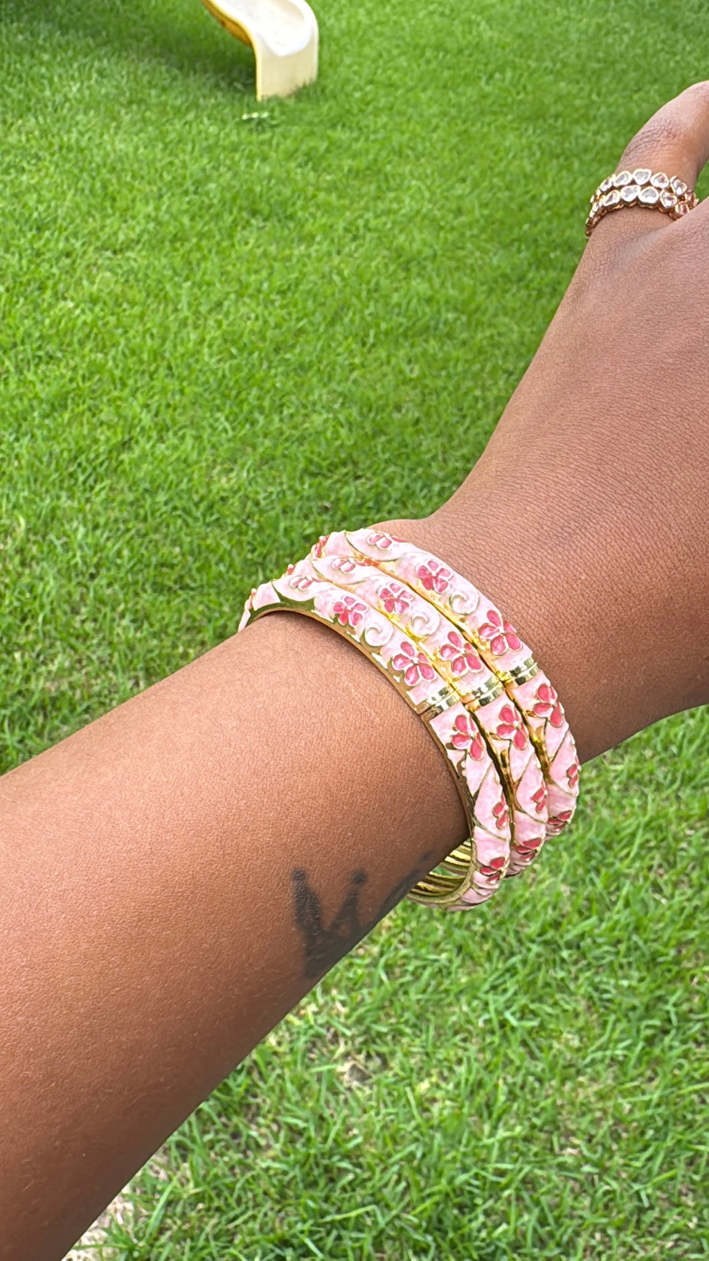 Garden Girl Floral Bangles (1)