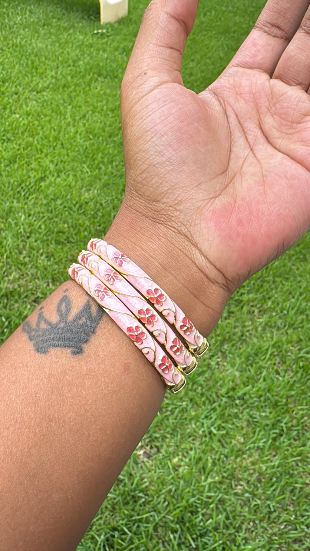 Garden Girl Floral Bangles (1)