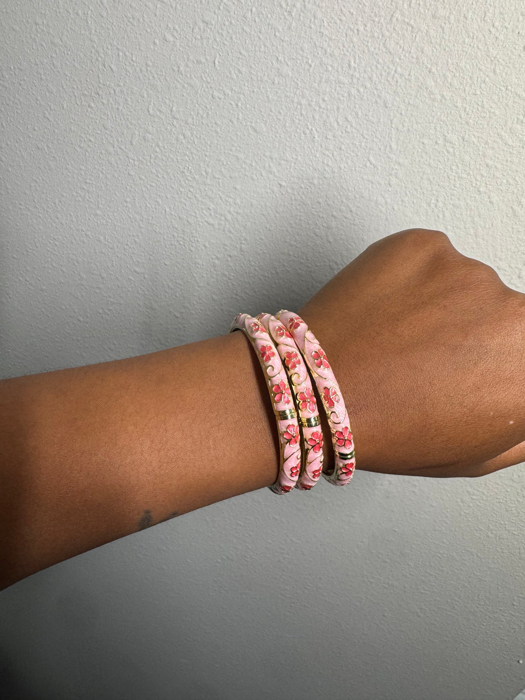Garden Girl Floral Bangles (1)